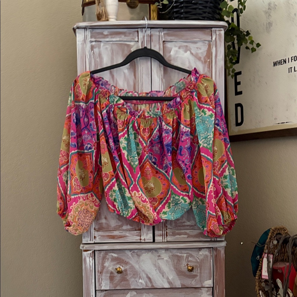 Colorful Bohemian Women's Top